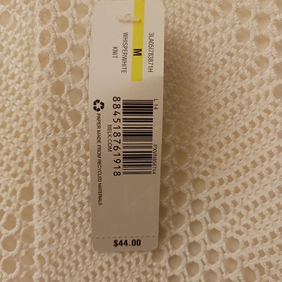 🔥NWT New Directions Fringed Sleeveless Top, Size Medium - Picture 5 of 7